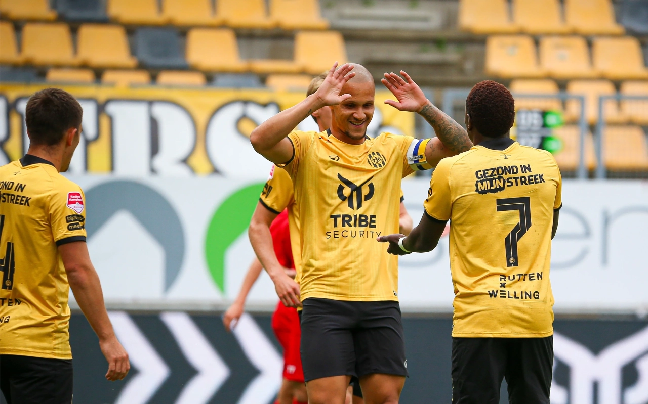 Roda JC speelt 3-3 gelijk tegen Olympic Charleroi